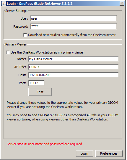 OnePacs Desktop for Windows > Using the Windows Study Retriever with OnePacs Workstation for macOS, or OsiriX > login.png