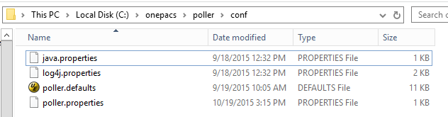 OnePacs Desktop for Windows > Increasing maximum memory allotment > java-props.png